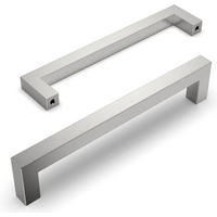 MÖBELGRIFF 10er-Set 160 mm Edelstahl - Silberfarben, Metall (1.2/3.5/17.2cm)