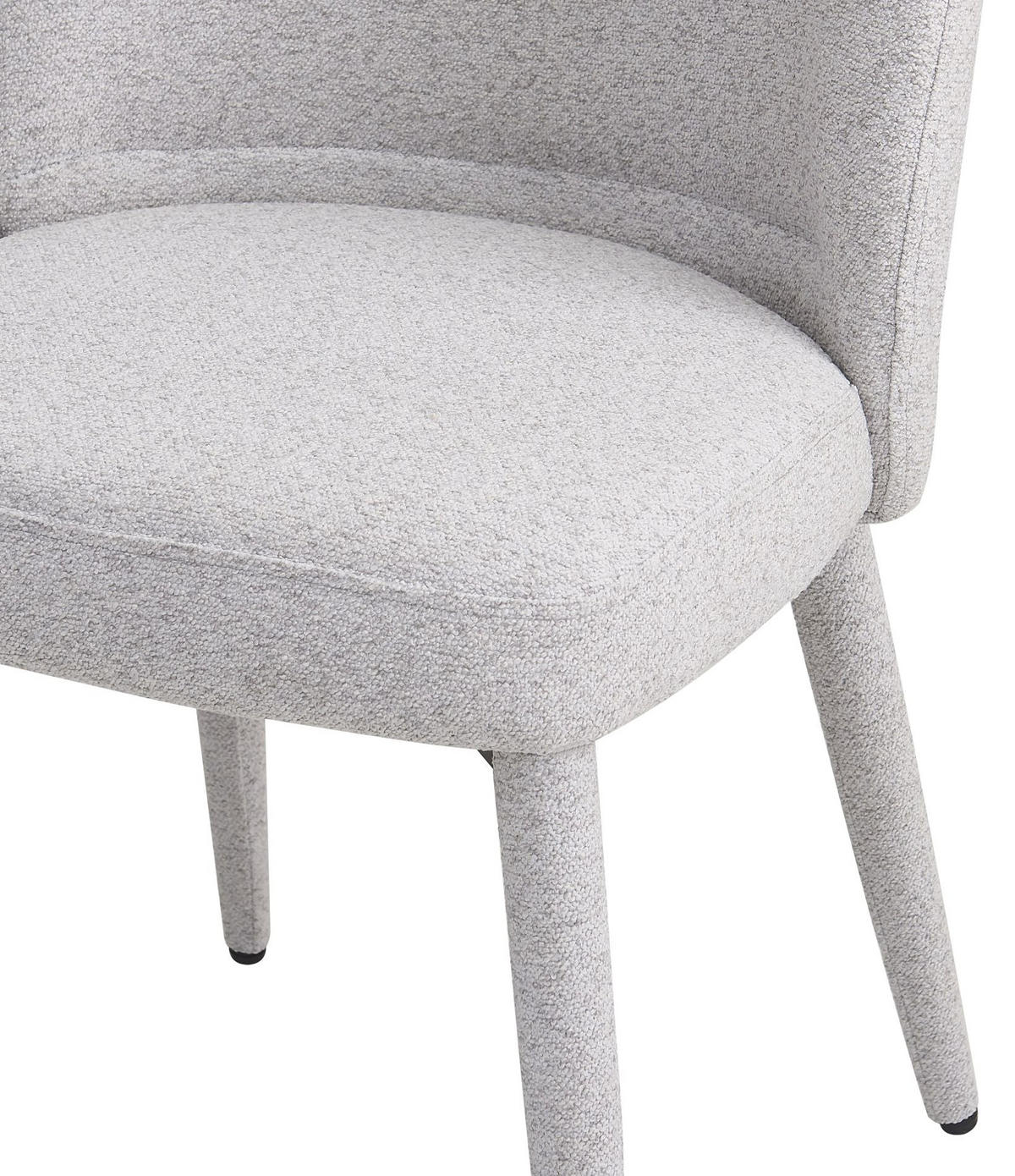 ESSZIMMERSTUHL Coases Hellgrau - Hellgrau, Textil/Metall (50/82/61cm) - Selsey