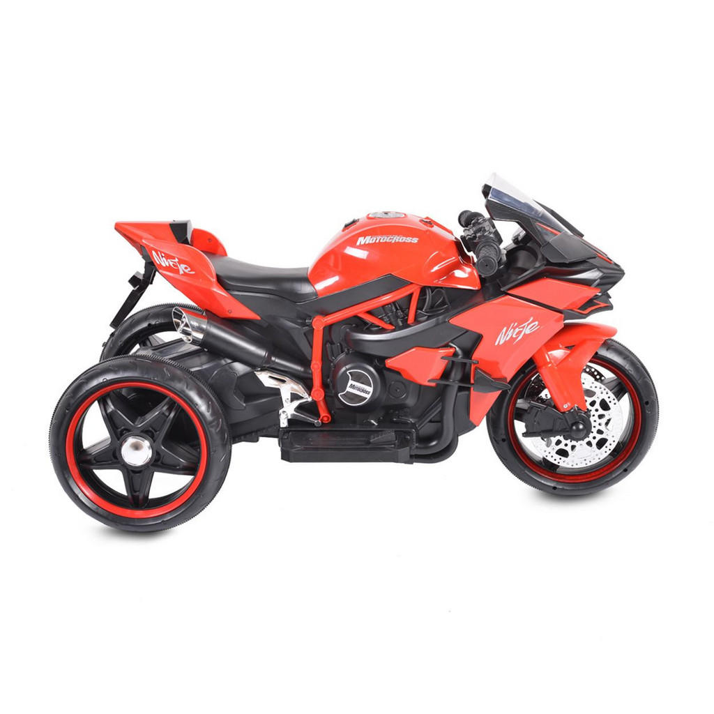 Thumbnail - Moni Elektromotorrad, Rot, Kunststoff, 33x53x105 cm, kinder, unisex, Spielzeug, Kinderspielzeug, Kinderautos & Elektro-K...