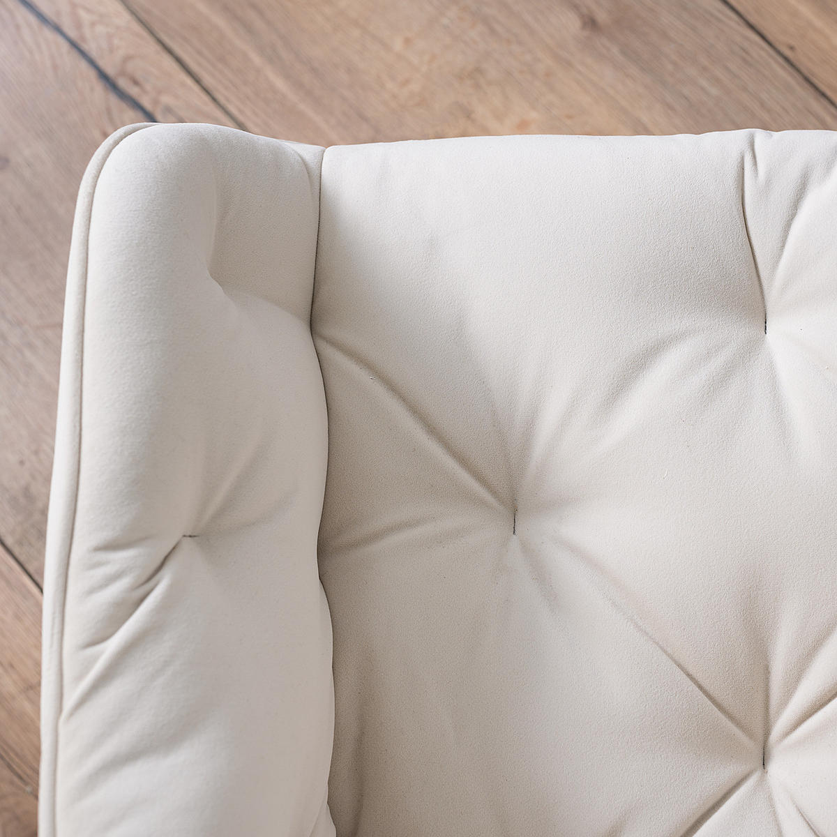 BÜROSTUHL - Samt - Beige/Schwarz, Kunststoff/Metall (56/80/56cm) - home24