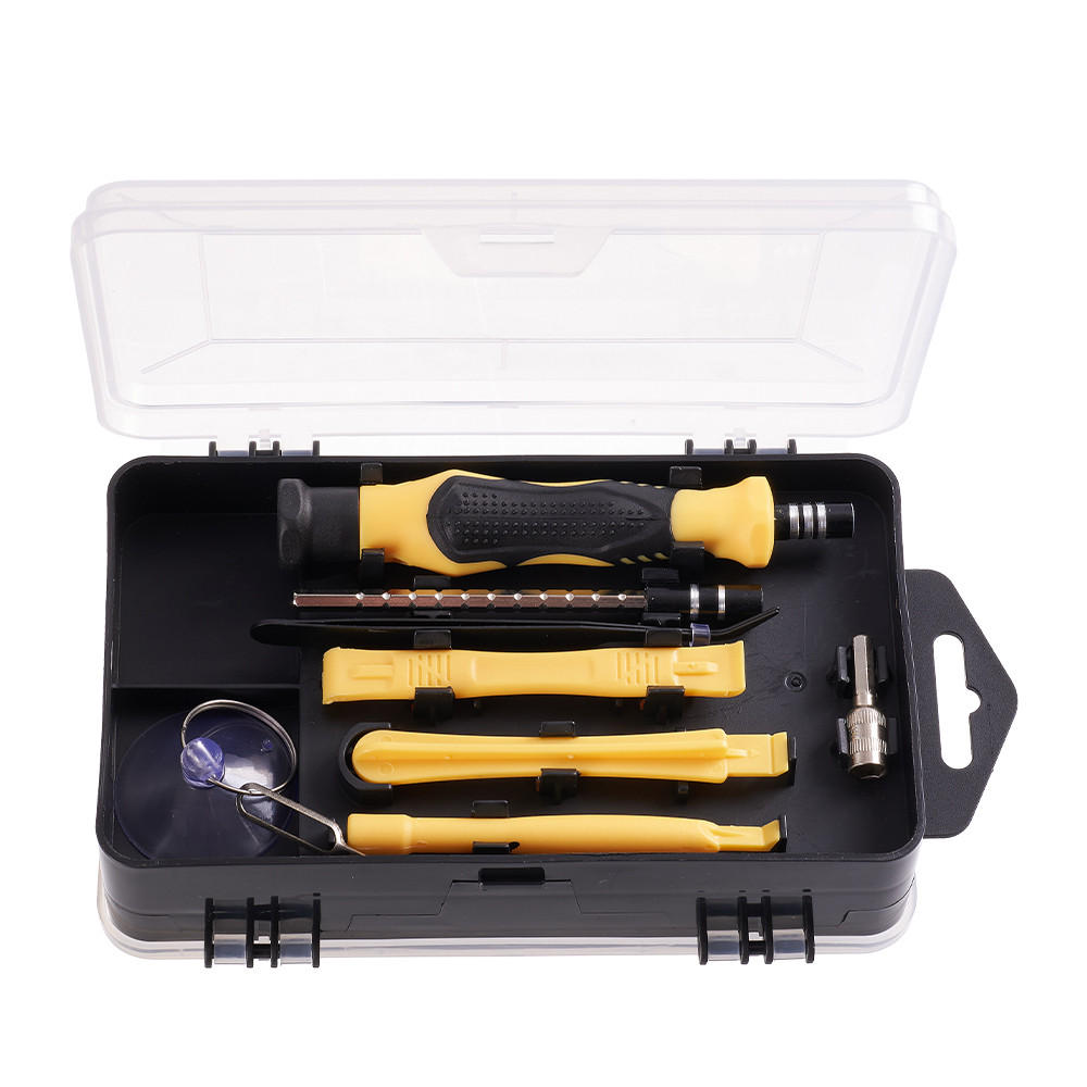 SCHRAUBENDREHER-SET für Feinmechaniker 115-in-1 multifunktionales Schraubendreher-Set für Feinmechaniker in Gelb - Gelb, Metall (10.5/17.8/5.1cm) - Livingandhome
