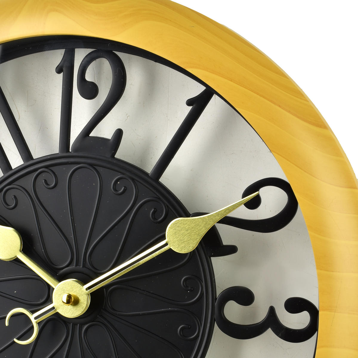 WANDUHR Ramsey Schwarz 35,5x35,5x5 cm Kunststoff - Schwarz, Kunststoff (5/35.5/35.5cm) - Mondex