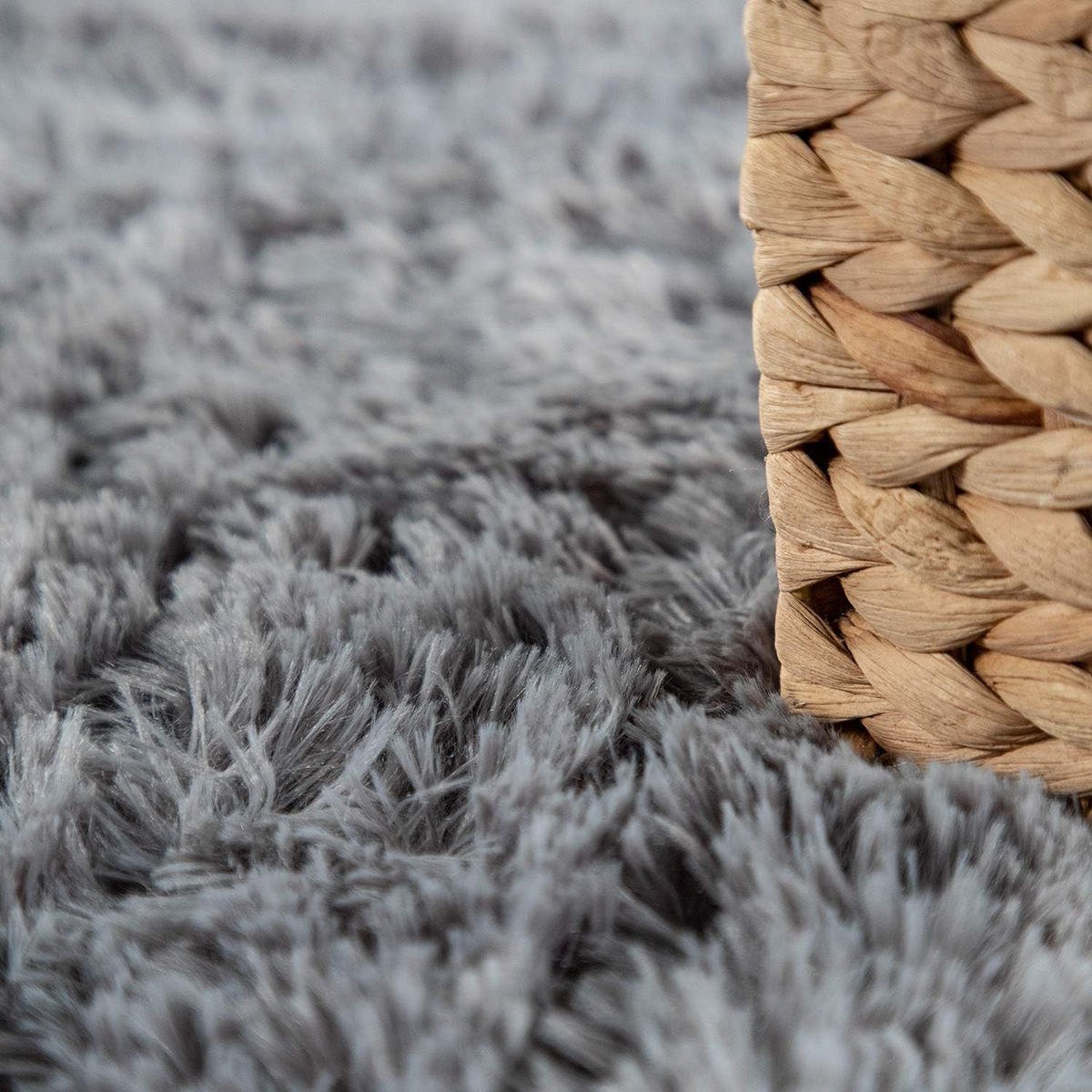 HOCHFLORTEPPICH 140/200 cm Silky 591 - Grau, Textil (140/200cm) - Paco Home