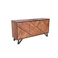 SIDEBOARD Ebba Akazienbraun 86x40x180cm - Akaziefarben, Holz (40/86/180cm) - DELUKE