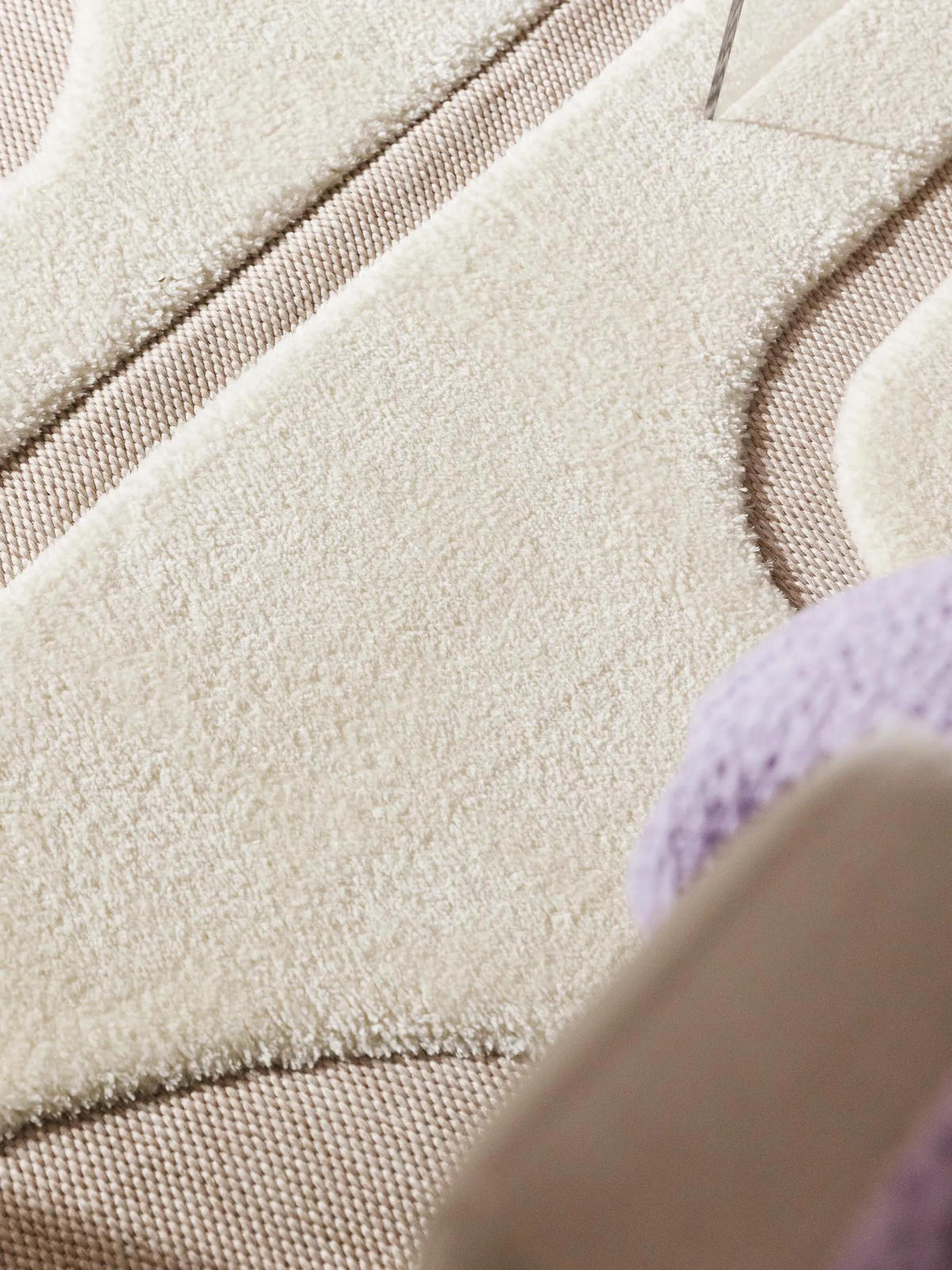 TEPPICH Elanie 120/170 cm - Beige/Creme, Kunststoff (120/170cm) - benuta Pop