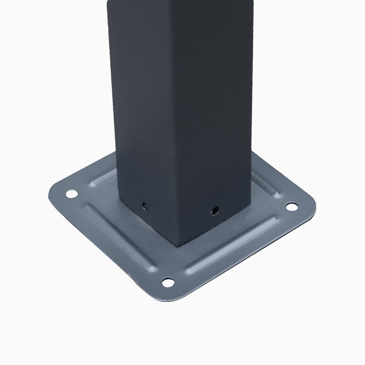 ROSENPAVILLON Wetterfest Metall Schwarz - Schwarz, Metall (295/230/297cm) - Outsunny