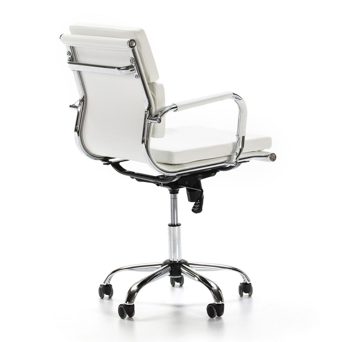 SCAUN rotativ Fenix cu funcție de pat, alb - alb, blană (63/95/55cm) - VS Venta-stock