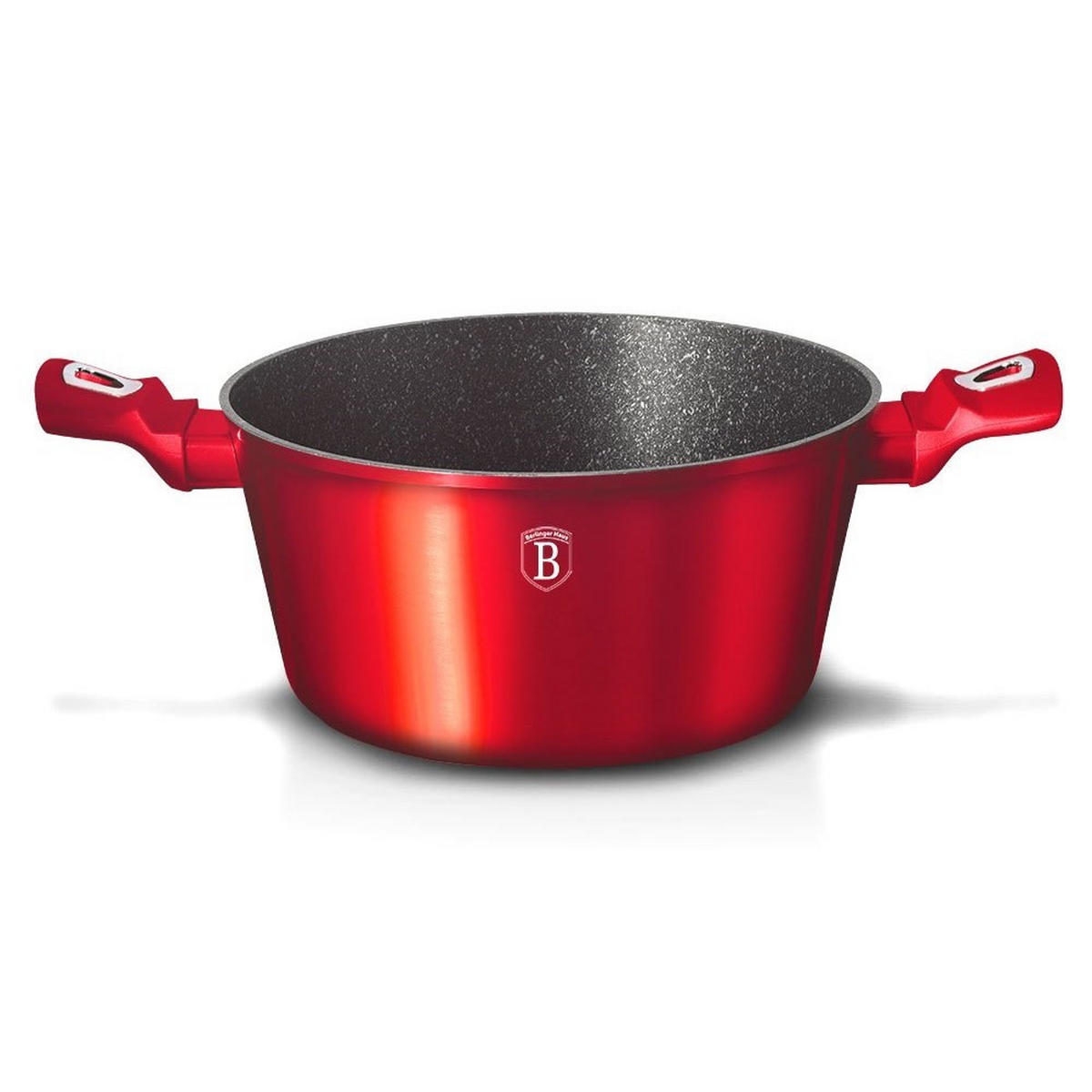 TOPF Rot 20/20/10 cm BH1256 - Rot, Metall (20cm) - Berlinger Haus