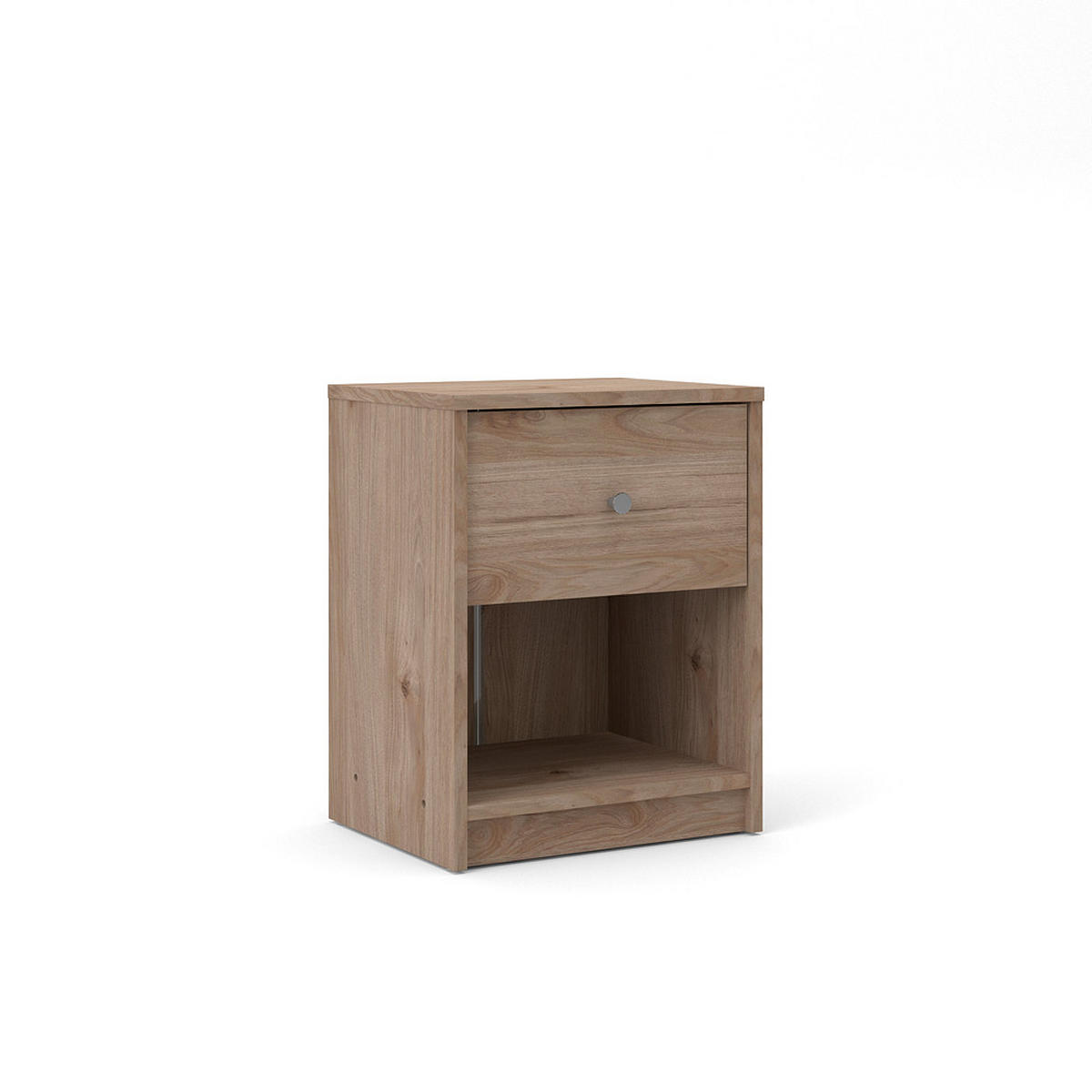 NACHTSCHRANK hell walnuss - Braun, Holzwerkstoff (38/48/30cm) - ebuy24