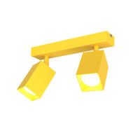 DECKENLEUCHTE - Gelb, Metall (6/27/18cm) - Lumicom