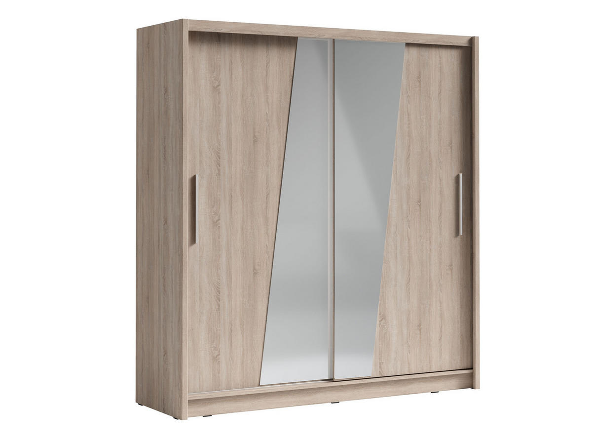 KLEIDERSCHRANK Eiche Sonoma 204/215/62 - Sonoma Eiche, Holzwerkstoff (204/215/62cm) - RAUMHIRSCH FURNITURE