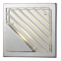 LED WANDLEUCHTE MIA Chrom Silber Aluminium - Silberfarben, Metall (15/6.5/15cm) - Esto