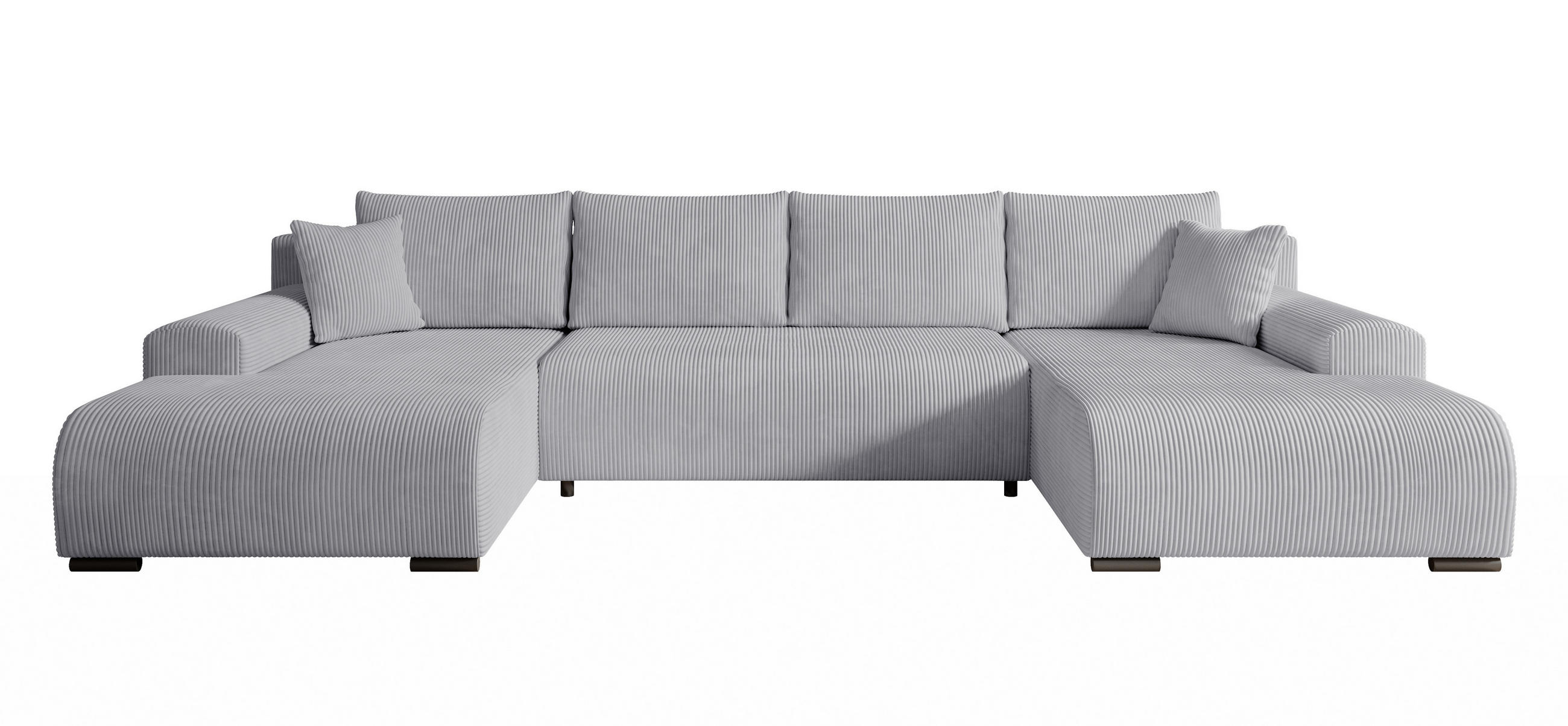 XXXLutz Wohnlandschaft Grau 349x80x185 cm
