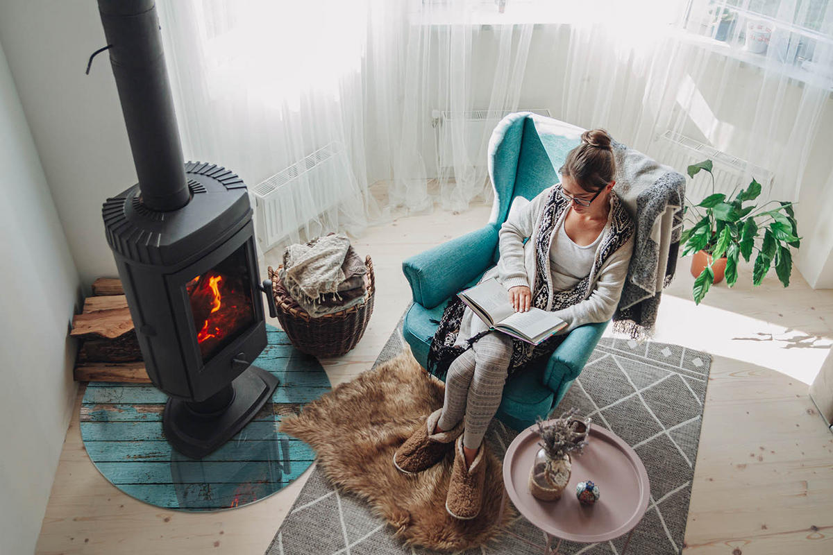 GLASPLATTE für Kamin Ø 70 cm - Türkis, Glas (70/70/0.4cm) - TULUP