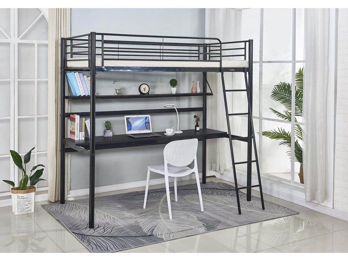 HOCHBETT Alona Schwarz - Schwarz, Metall (90/190cm) - Habitat Garten