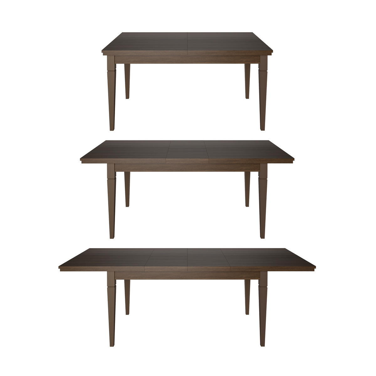 ESSTISCH EVOLETTA Ausziehbar 160 - 240 / 90 x 79 cm - Alteiche, Holz (160/90/79cm) - MASSENO