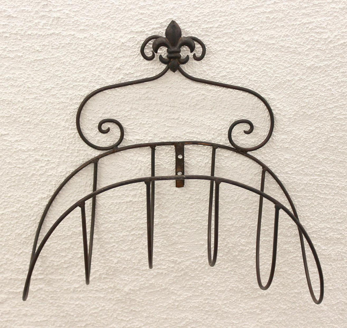 WANDSCHLAUCHHALTER Metall Braun antik 38 cm - Braun, Metall (17cm) - DanDiBo