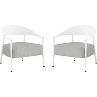 GARTENSESSEL céora weiss - Weiß, Metall (73/76/69cm) - Habitat Garten