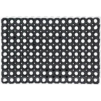 FUSSMATTE Gummi Ringmatte, rutschfest, 40 x 60 cm - Schwarz, Kunststoff (60/40cm) - Westfalia