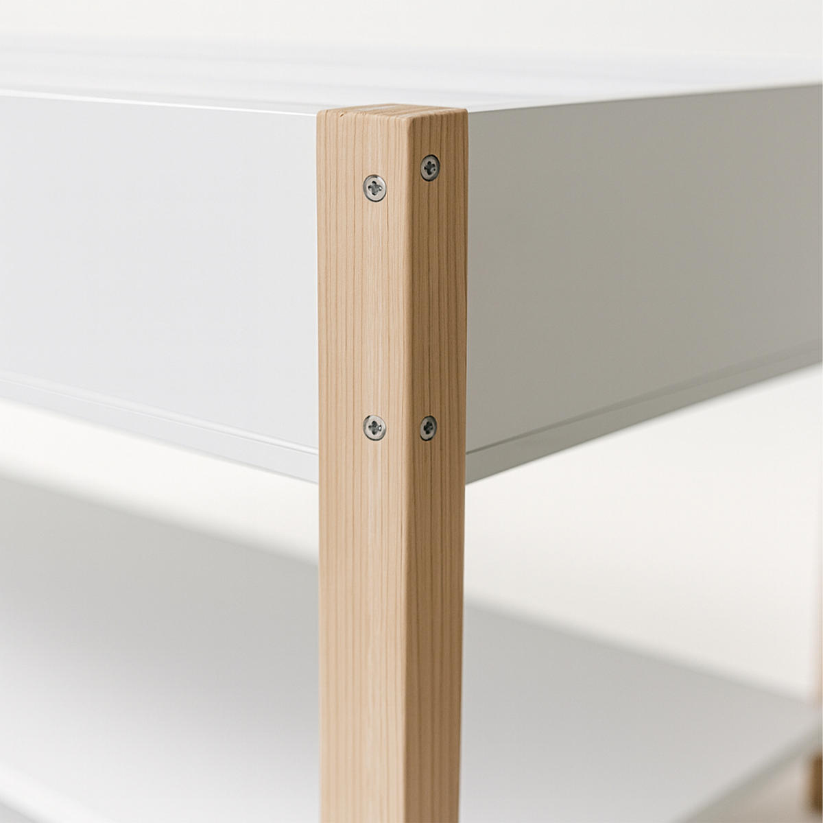 BÜCHERREGAL Kinder - Weiß, Holz/Holzwerkstoff (80/44/40cm) - Relaxdays