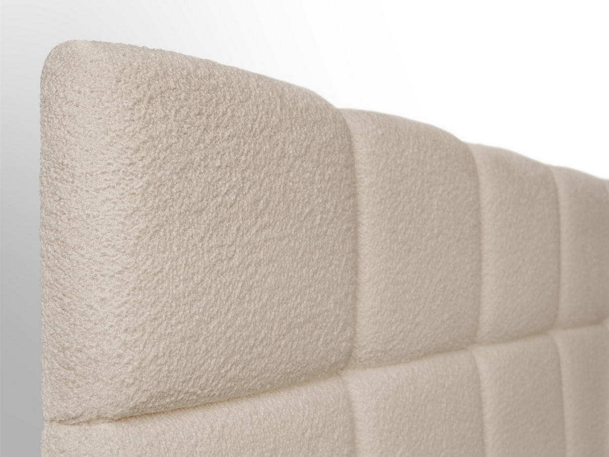 BOXBETT Madison 4 Beige 160/200 H3/H4 Boucle - Beige, Textil (160/200cm) - wonello