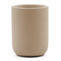 ZAHNBÜRSTENBECHER Ceralie Ø 7,5 cm - Taupe, Keramik (7.5/10.5/7.5cm) - Douceur d´intérieur
