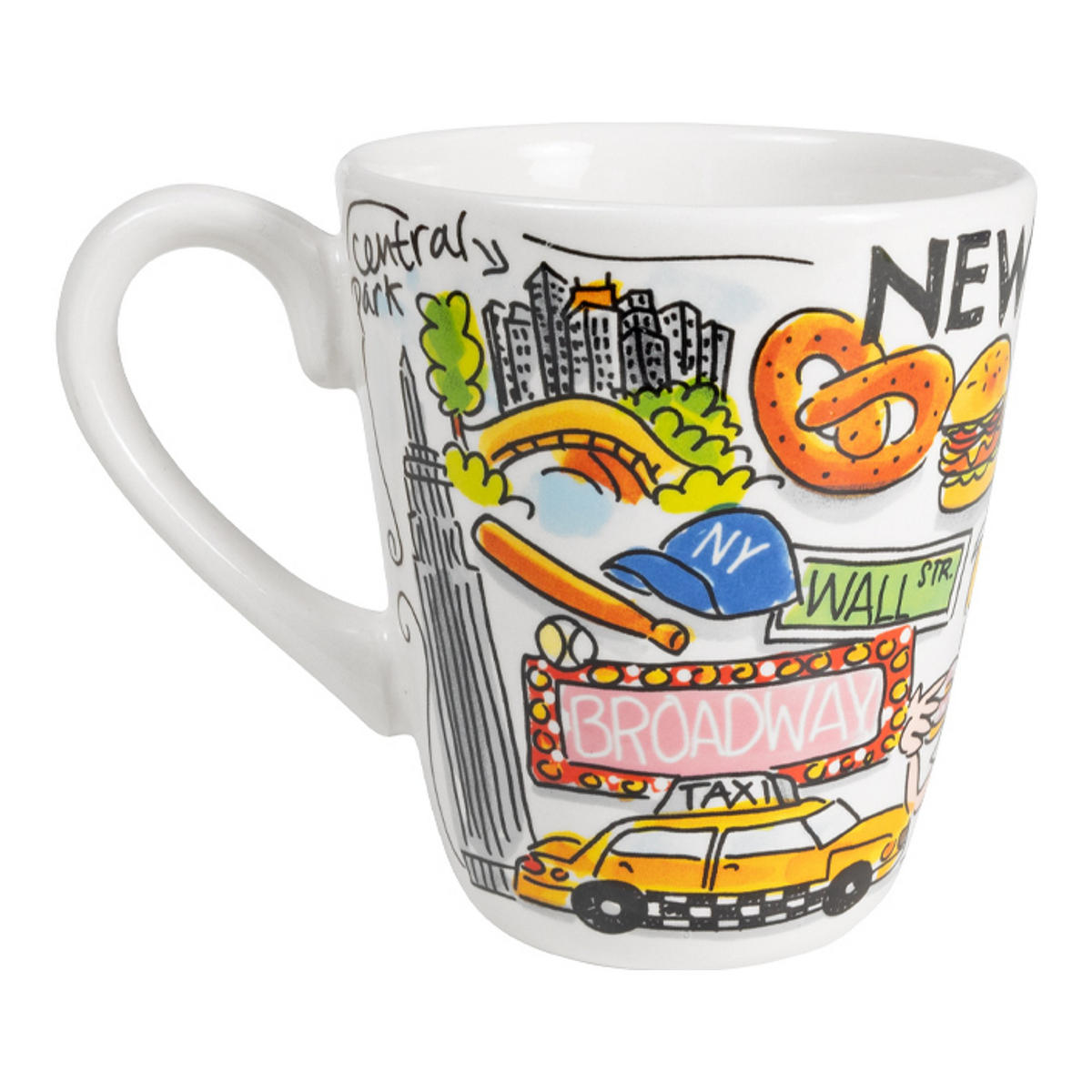 BECHER Blond Stadtikone New York in Bunt - 350 ml - Multicolor, Keramik (0.35L) - Blond Amsterdam
