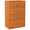 KOMMODE Bodo 4S Erle 60/35/75 cm 4 Schubfächer - Erlefarben, Holzwerkstoff (60/75/35cm) - Matkam Möbel