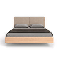 MASSIVHOLZBETT Lumo aus Buche 200x220 cm, Storm 06 - Beige/Buchefarben, Holz (200/220cm) - Danzz