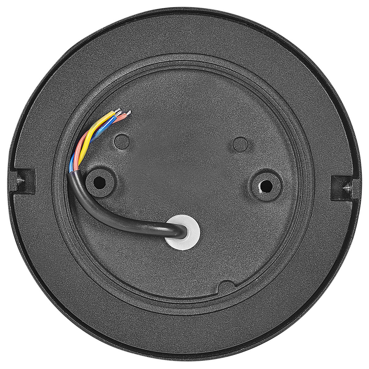 AUSSENWANDLEUCHTE 2er Set Schwarz Pompton - Schwarz, Metall (15/15/4cm) - Beliani