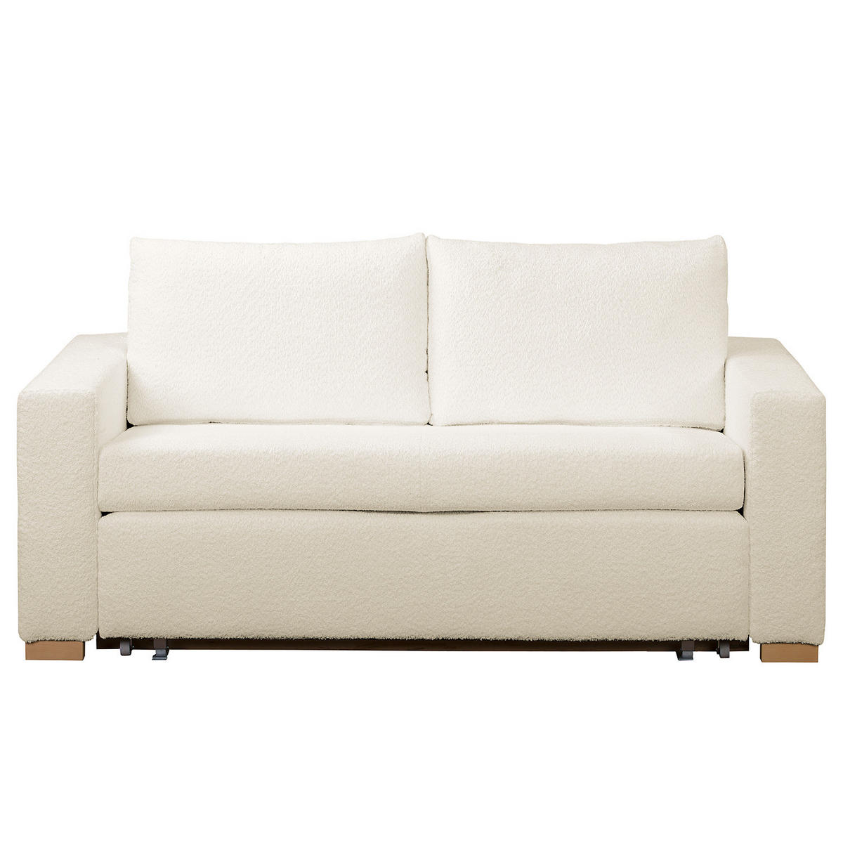 SCHLAFSOFA - Buchefarben/Weiß, Holz/Buchenholz (153/90/90cm) - home24