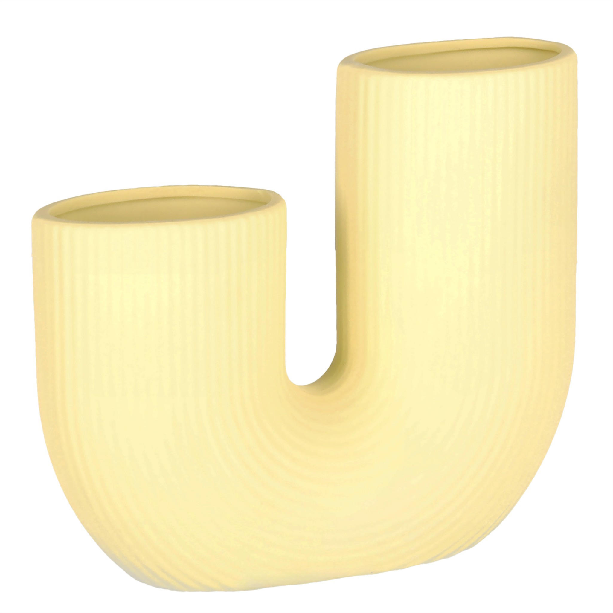 VASE Trilo - Gelb, Keramik (16cm) - home&you