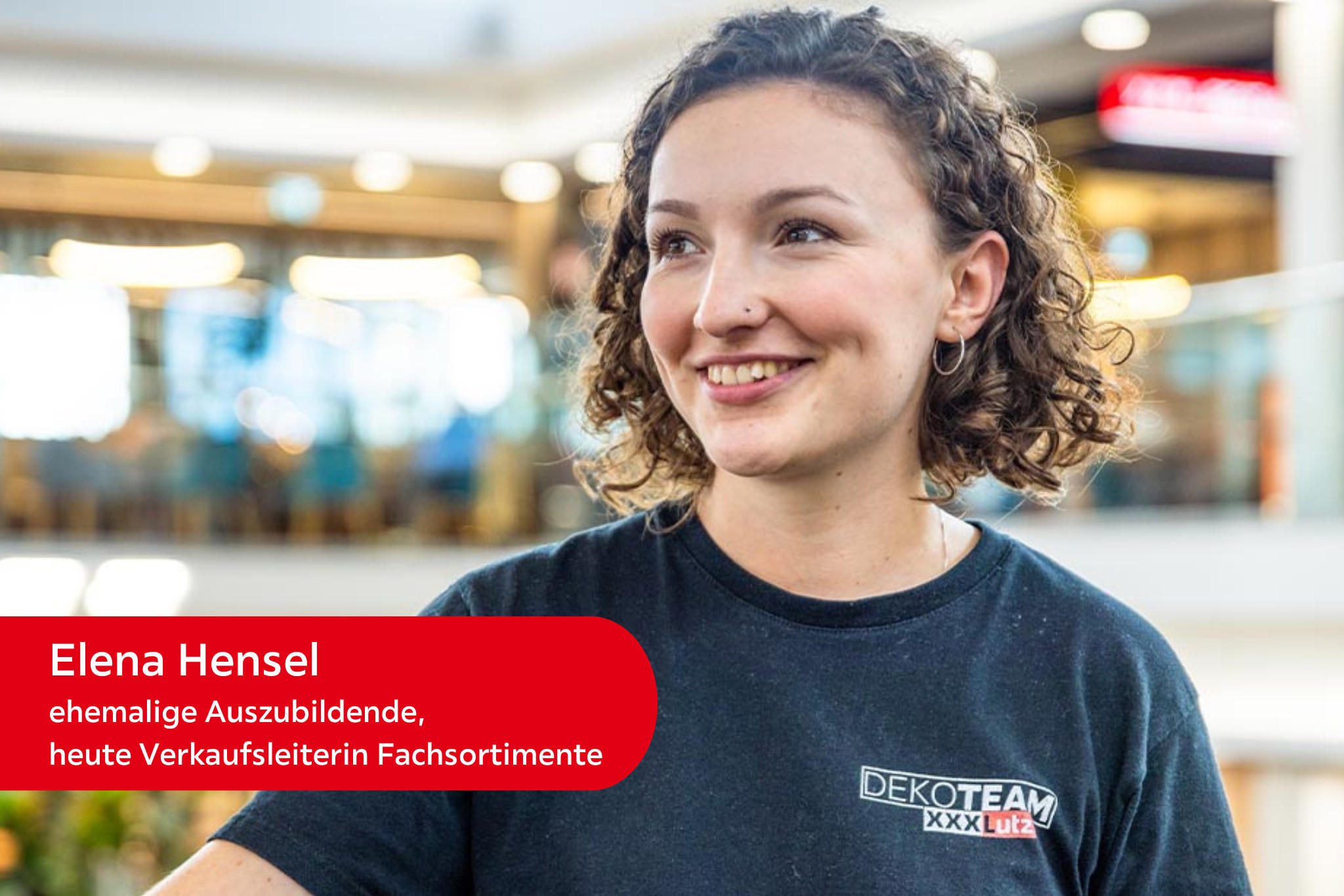 Elena Hensel ehemalige Auszubildende, heute Verkaufsleiterin