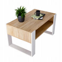 COUCHTISCH Karo92 92/45/53,6 - Weiß/Sonoma Eiche, Holzwerkstoff (54/92/45cm) - RAUMHIRSCH FURNITURE