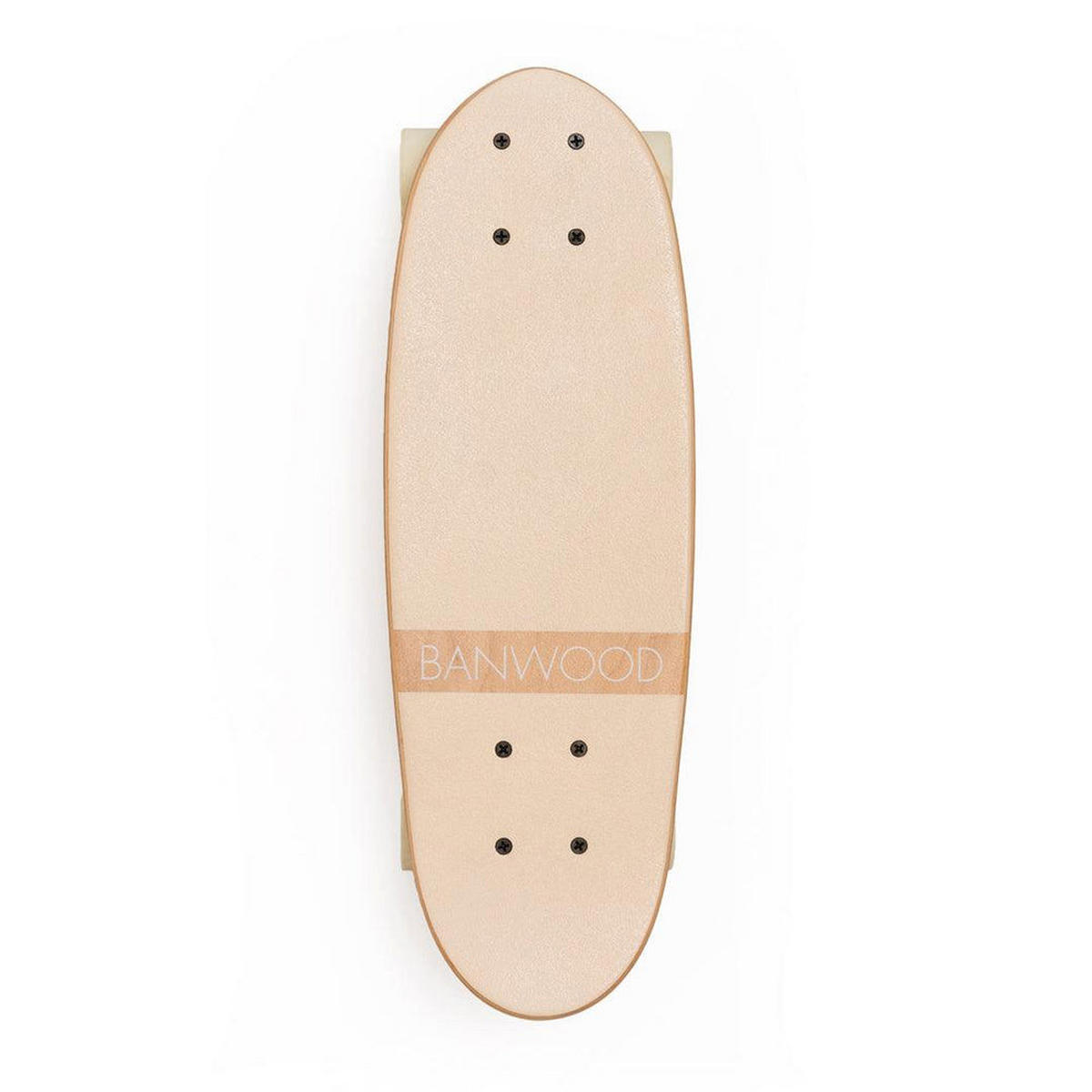 SKATEBOARD aus Holz für Kinder, ab 3 Jahren, Creme - Creme, Holz (17.5/54cm) - Banwood