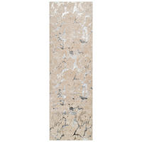 TEPPICHLÄUFER CRYSTAL champagner abstrakt 100/250 cm - Champagner, Textil (100/250cm) - Tapiso