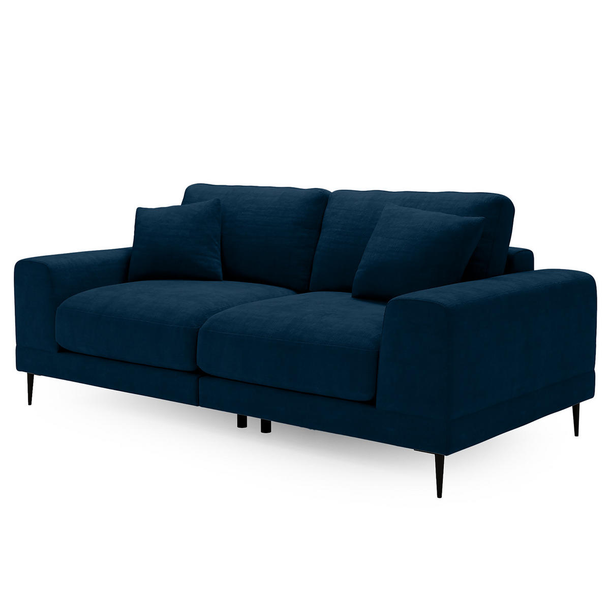 3-SITZER SOFA - Blau, Textil (243/92/103cm) - home24