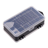 SCHRAUBENDREHER-SET 115-in-1 multifunktionales für Feinmechaniker in Grau - Schwarz, Metall (10.5/17.8/5.1cm) - Livingandhome