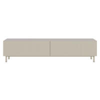 TV-LOWBOARD Veldio New Greige 175 cm - Taupe, Holzwerkstoff/Metall (175.6/46.5/31.6cm) - Selsey