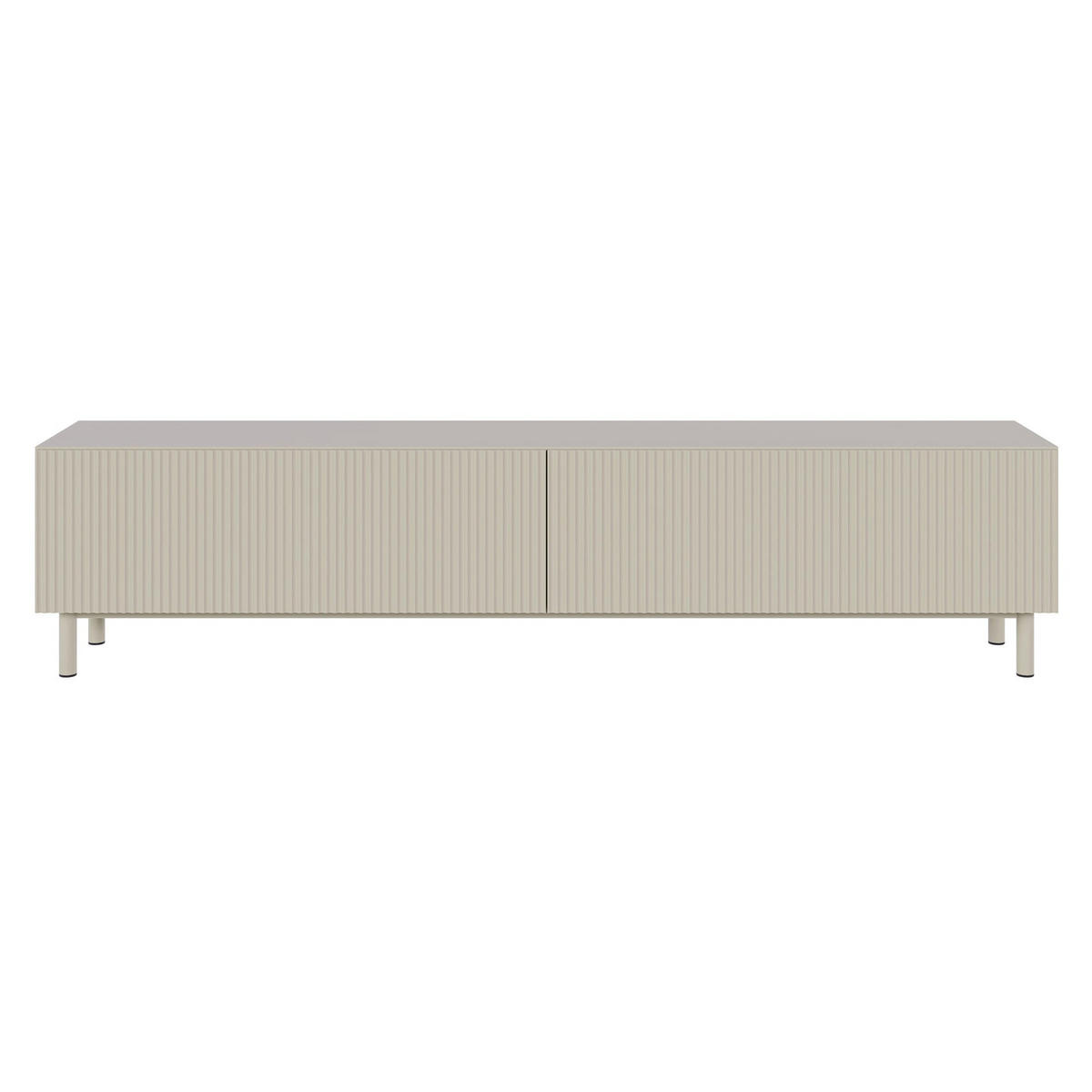 TV-LOWBOARD Veldio New Greige 175 cm - Taupe, Holzwerkstoff/Metall (175.6/46.5/31.6cm) - Selsey