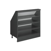 SKŘÍŇ POD ŠIKMOU STŘECHU Rion Antracit - antracitová, kompozitní dřevo (80/81.6/46cm) - Vicco