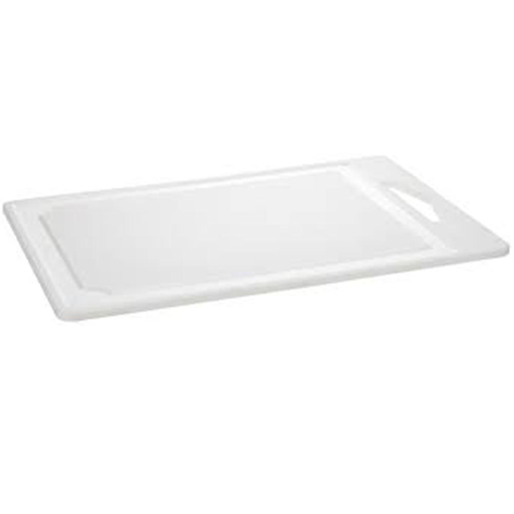 SCHNEIDEBRETT Basic Weiß 39.5/27/1 cm Kunstoff - Weiß, Kunststoff (27/39.5cm) - Mondex