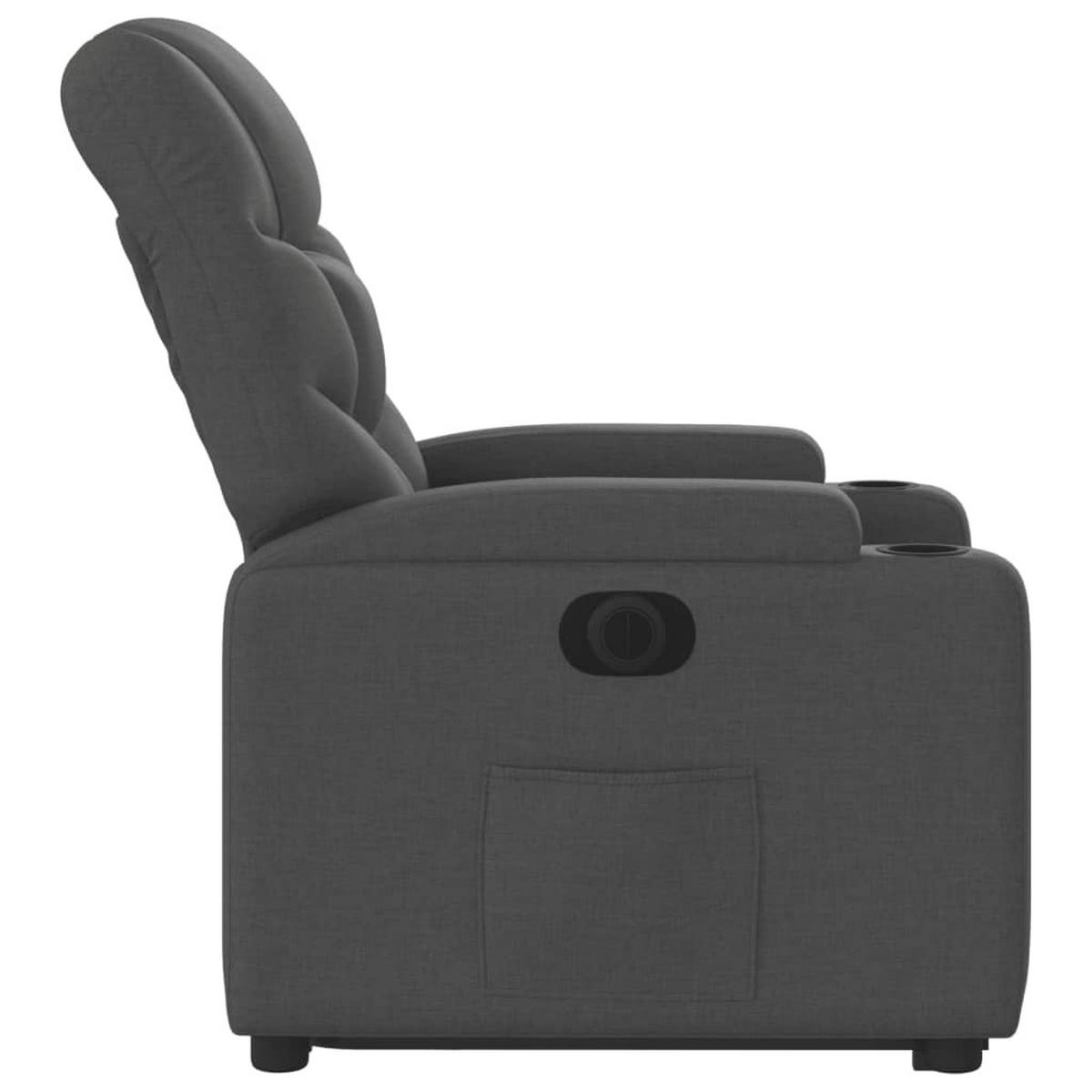 FERNSEHSESSEL Little Grau - Grau, Metall (74/146/78cm) - Nettlife