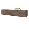 HÄNGESCHRANK Thermo Eiche, Wandschrank hängend 152 x 30 cm - Eichefarben/Grau, Holzwerkstoff (152/30/30cm) - Furn.Design