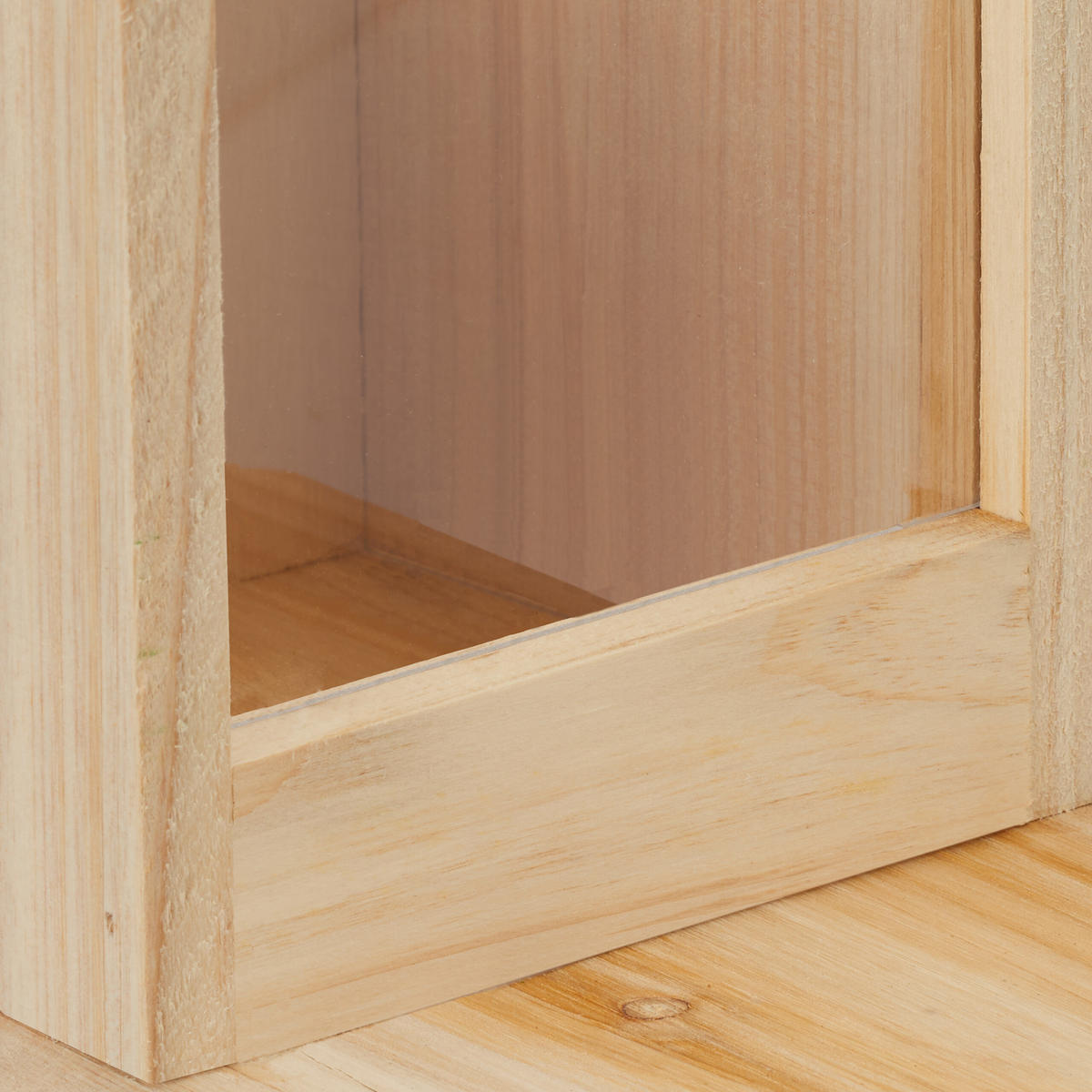 EICHHÖRNCHENFUTTERHAUS - Hellbraun, Holz/Kunststoff (12/17.5/25cm) - Relaxdays