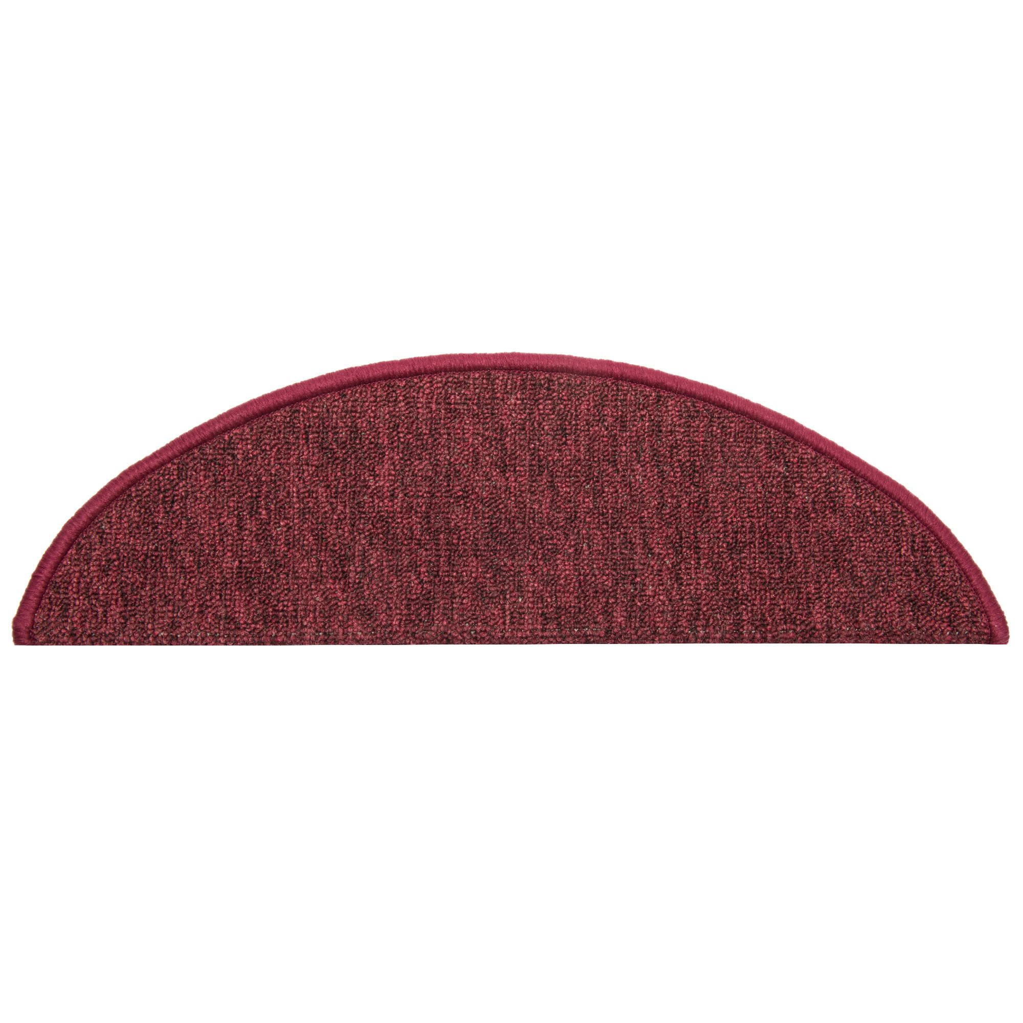 STUFENMATTE ProStair 56/20 cm Bordeau/ 15tlg - Bordeaux, Textil (56/20/1cm) - Beautissu 