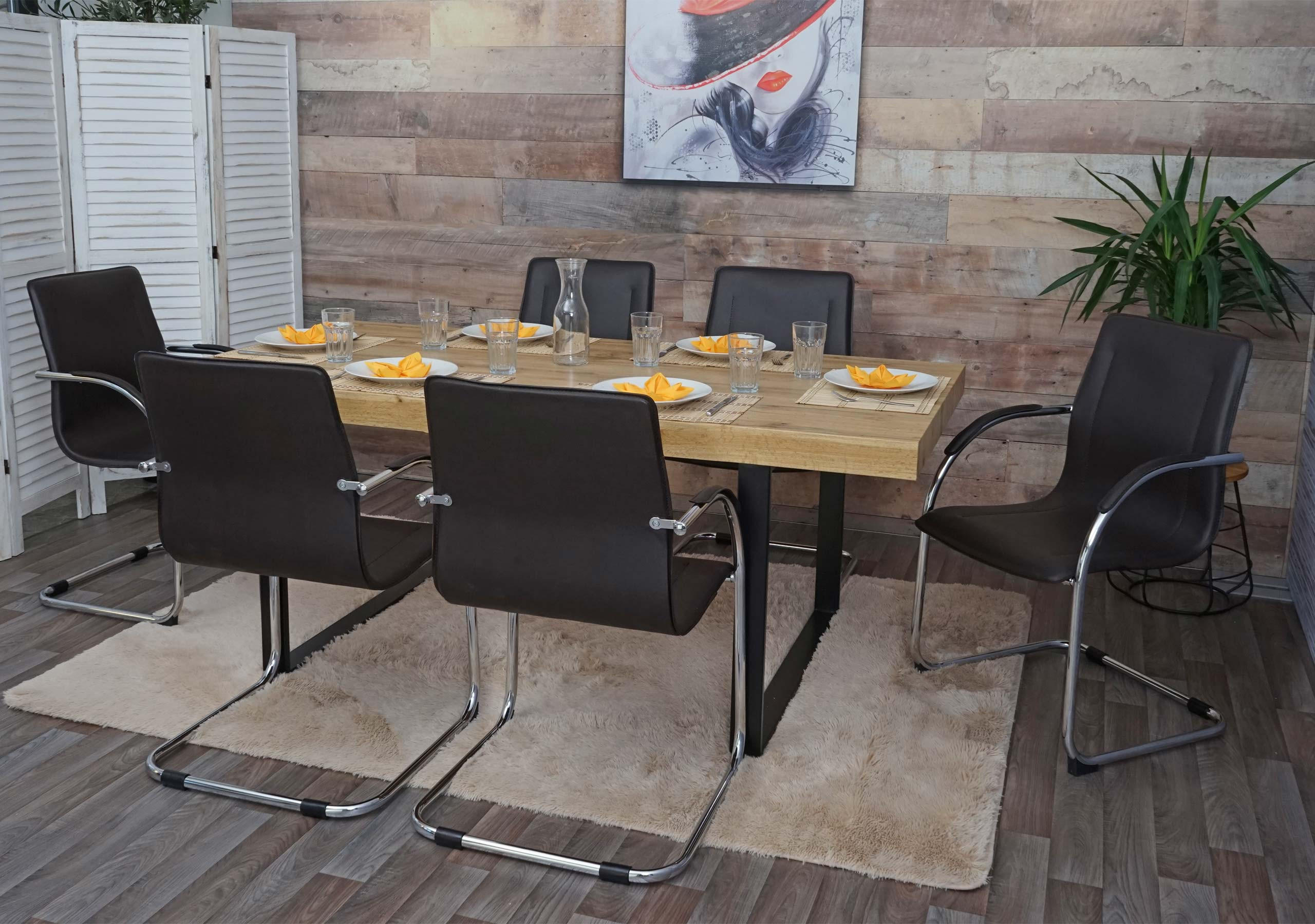 Thumbnail - MCW Esszimmerstuhl, Braun, Kunststoff, 56x93x56 cm, Esszimmer, Stühle, Esszimmerstühle, Vierfußstühle