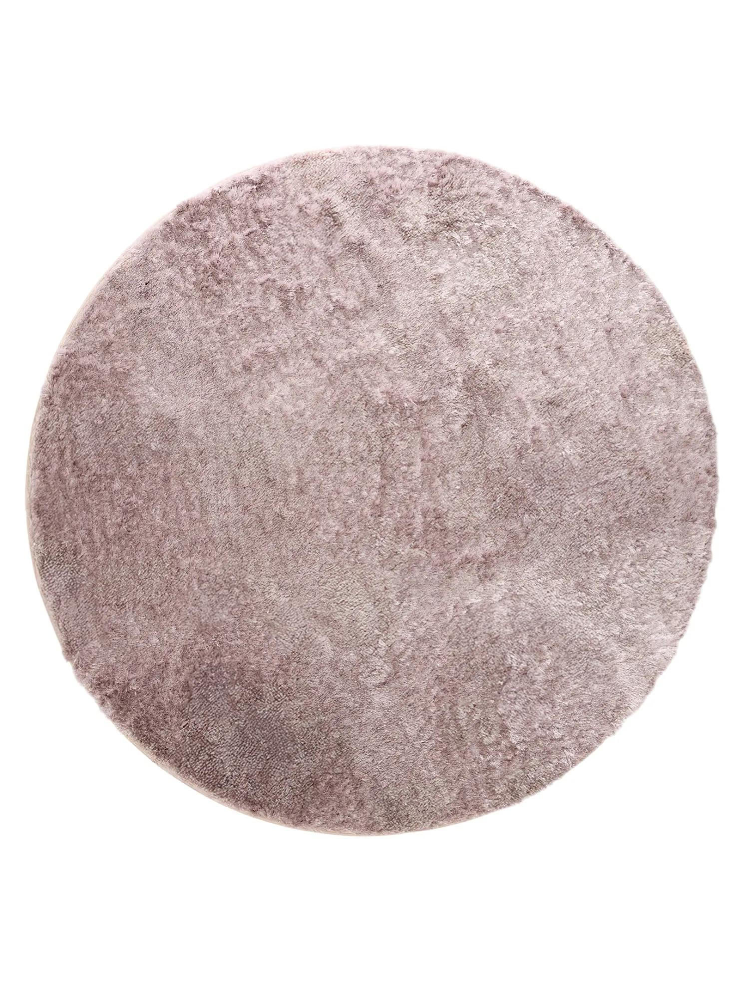 benuta Hochflorteppich Rosa 200x200 cm