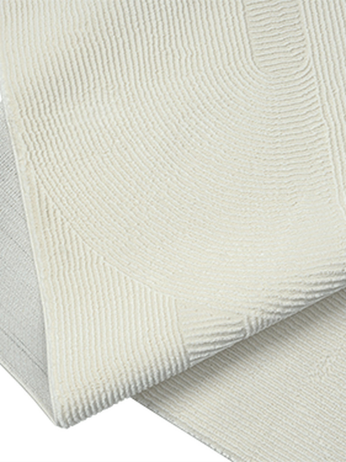 TEPPICH Kurzflor KASOS Waschbar Geometrisch Polyester Creme 160 x 230 cm - Creme, Textil (160/230cm) - KADIMA DESIGN