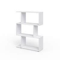 RAUMTEILER Levio Weiß 70 x 97.4 cm - Weiß, Holzwerkstoff (70/97.4/23.8cm) - Vicco